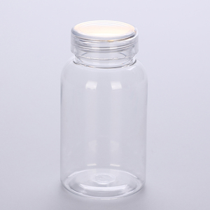 Frascos de Medicamentos Transparentes de Plástico <span class=keywords><strong>PET</strong></span> com Tampa, <span class=keywords><strong>100ml</strong></span>, 120ml, 150ml, 200ml, 250ml, 225ml - Product Image 3