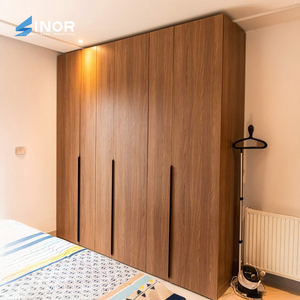 Small Space Floating Wooden <b>Wardrobe</b> Wall Mounted Solid Wood Storage Ideal for Tiny Apartment and Dorm Bedroom - Product Image 4