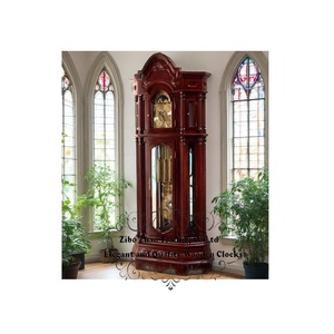 <span class=keywords><strong>Horloge</strong></span> <span class=keywords><strong>à</strong></span> pendule en bois pour grand-père, triple <span class=keywords><strong>carillon</strong></span>, joue les carillons de Westminster, de Saint-Michel ou de Whittington, arrêt automatique la nuit - Product Image 4
