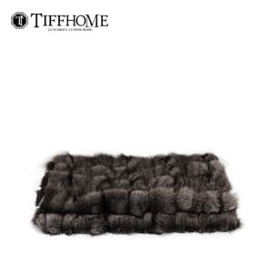 TIFF Nhà Tùy Chỉnh 240*70Cm Tái Sử Dụng Mềm Màu <span class=keywords><strong>Grey</strong></span>/Dark <span class=keywords><strong>Grey</strong></span> <span class=keywords><strong>Fox</strong></span> Đầu Ném Chăn Cho Mùa Đông Sản Phẩm Mới - Product Image 4