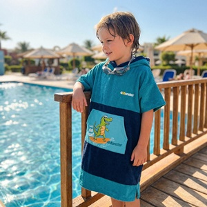 <span class=keywords><strong>Poncho</strong></span> en microfibre à capuche pour enfants, séchage rapide, été, pour la natation, le <span class=keywords><strong>surf</strong></span> et la plage - Product Image 1