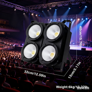 4 mắt 400W LED COB blinder chuyên nghiệp khán giả sân khấu hiệu ứng ánh sáng <span class=keywords><strong>DMX</strong></span> <span class=keywords><strong>DJ</strong></span> Disco bar Câu Lạc Bộ tiệc cưới sinh nhật đèn - Product Image 4