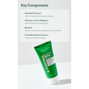 โฟมล้างหน้า A-Control Heartleaf BHA 120 มล. ทำความสะอาดรูขุมขนอย่างล้ำลึก ช่วยปลอบประโลมผิว ลดสิว และทำความสะอาดรูขุมขน - Product Image 5