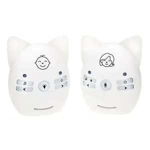 2 Way Voice Talk 2.4GHz Wireless Light And Music Infant Babyphone Audio Baby Monitor