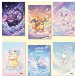GP Douze Constellations ArtBoard Personnalisé Anime Elf <span class=keywords><strong>Carte</strong></span> <span class=keywords><strong>Anniversaire</strong></span> Décoration Cadeau Vente en Gros Jeu de Société Pokemoned Fournisseur de Cartes - Product Image 5