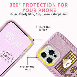 Funda Protectora para Teléfono Móvil con Diseño de Teclado Analógico Eva, Accesorios Lindos para iPhone Xr Xs 11 12 13 14 15 16 Pro Max para Chicas - Product Image 4