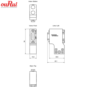 Nguyên Bản 6ES7972-0BA52-0XA0 SIMATIC DP Bộ kết nối bus RS485 PROFIBUS Không có ổ cắm thiết bị lập trình PG 6ES7 972-0BA52-0XA0 - Product Image 4