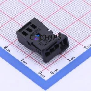 953697-1 Housing (Wire-to-Board / Wire-to-Wire) P=2.54mm Connector 1x3P 2.54mm 1 3 - Product Image 1