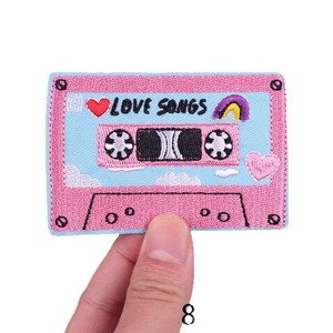 Parche de hierro para bebidas de varios estilos, bordado de dibujos animados, <span class=keywords><strong>Campari</strong></span>, jugo, café, <span class=keywords><strong>vino</strong></span>, parches para Decoración - Product Image 4