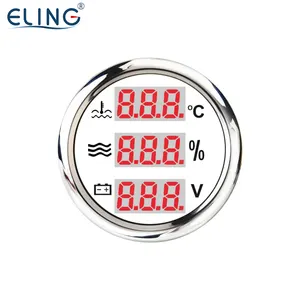 ELING 52mm Digital Tachometer Wasser Temp. Kraftstoffs tand Öldruck behälter Füllstand anzeige Voltmeter Auto Motorrad 12V 24V