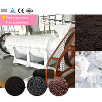 Máquina granuladora de fertilizantes orgánicos WINWORK para la formación de compost en polvo a partir de estiércol de pollo