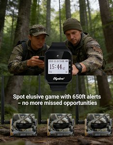 Olymbros Z3 Sistema de Alarma de Seguridad Inalámbrico con Sensor de Movimiento PIR Infrarrojo a Prueba de Agua con 3 Sensores PIR y 1 Receptor - Product Image 5