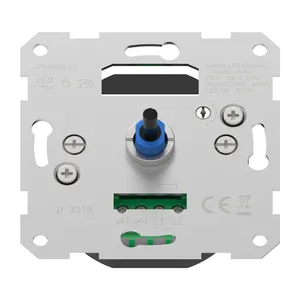 220V-240v 3W-400W recessed wall knob rotary dimmer