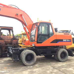 Excavadora de ruedas Doosan usada 210w-7 para gran venta Original Doosan 210w-7 en venta Doosan usado 2017 - Product Image 1