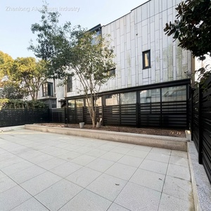 Recinzione da Giardino in Alluminio 4x8ft, Decorativa e Resistente, con Doghe Solide Verniciate a Polvere AAMA, Facile da Montare, per Ville di Lusso - Product Image 2