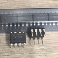 Circuit intégré amplificateur opérationnel audio NE5532P, faible distorsion, puce Hi-Fi
