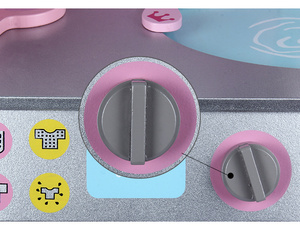 Jouets en bois pour enfants, machine à laver rose, jeu de rôle pour enfants, fabrication sur mesure - Product Image 3
