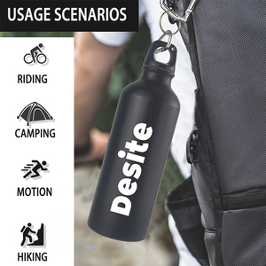 แก้วน้ำสแตนเลสขวดน้ำอลูมิเนียมกันรั่วขนาด500มล./600มล./750มล. โลโก้ตามสั่งสำหรับกีฬาเดินป่า - Product Image 6