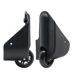 Ruedas de equipaje Koffers 4 Wielen, piezas de ruedas de equipaje de tela, ruedas de esquina de plástico, ruedas de bolsa de <span class=keywords><strong>viaje</strong></span> de equipaje de 90 grados - Product Image 3