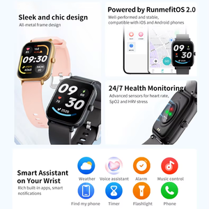 Montre connectée Health <span class=keywords><strong>Smart</strong></span> avec écran carré, bracelet en gel de silice magnétique, gestion complète de la santé, 100 modes sportifs, étanche IP68 - Product Image 3