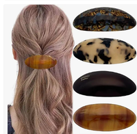 Barrettes à cheveux françaises pour femmes acétate écaille de tortue pinces à cheveux grand Vintage classique Snap rétro épingle à cheveux fermoir pinces à cheveux