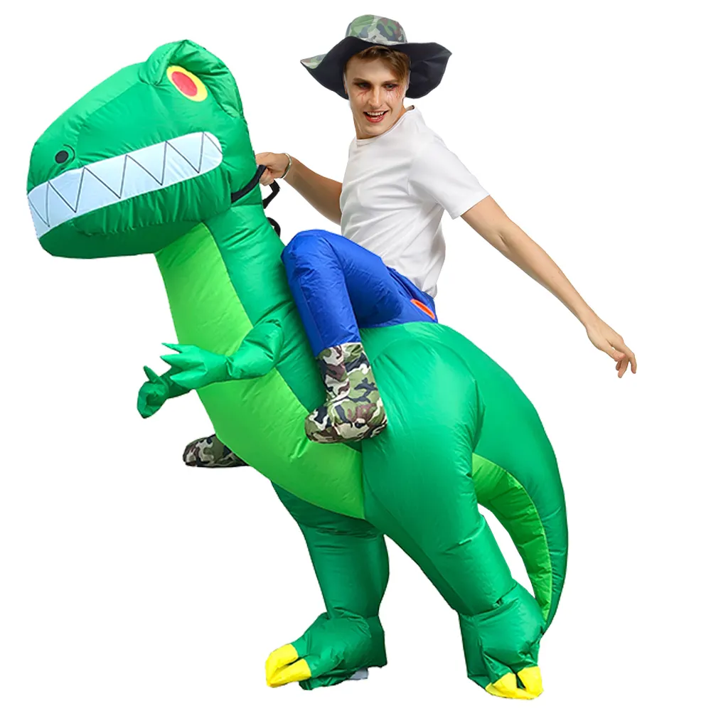 Nuovo Costume gonfiabile di Design per bambini dinosauro T Rex costumi Blow Up cosplay Ride On Animal Costume