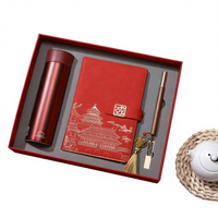 Coffret Cadeau d'Affaires - Journal en Spirale en Acier Inoxydable, Planificateur, Bloc-Notes, Stylo - Promotionnel pour Noël, Nouvel An, Remise de Diplôme