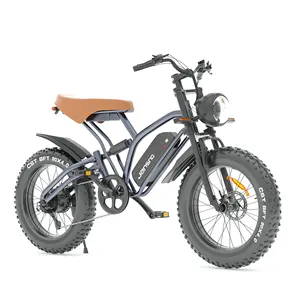 Bicicleta eléctrica de montaña con llanta ancha, 20 pulgadas, 48V, 2022 W, 750