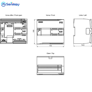 Controlador de Programação PLC Simatic S7-1200 CPU 1214C Módulo 6ES7214-1HF40-0XB0 Novo Original - Product Image 2