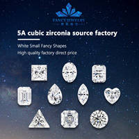Zircone cubique 5A de Wuzhou, de 0,9 mm à 3 mm, taille brillant excellente, zircon blanc, pierre précieuse traitée thermiquement, effet de couleur/feu