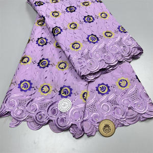 <span class=keywords><strong>Tissu</strong></span> en dentelle 100 % coton <span class=keywords><strong>suisse</strong></span>, voile <span class=keywords><strong>suisse</strong></span> brodé, <span class=keywords><strong>tissu</strong></span> africain moderne et traditionnel du Ghana pour les fêtes africaines - Product Image 5