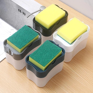 Dispensador de Esponja y Cepillo de Cocina al por Mayor, Tipo Caja, con Paño y Jabón Baijie, ¡Gran Venta! - Product Image 3