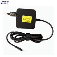 Adaptador de Corriente para Portátil Original de 45 W, 19 V, 2,37 A, Cargador de CA para Portátil Asus TIPO-C Cuadrado