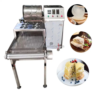 Machine automatique motorisée américaine pour la fabrication de feuilles de lumpia, de crêpes, de rouleaux de printemps et de pâtes à crêpes - Product Image 1