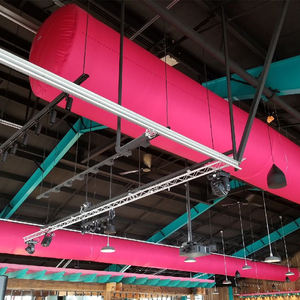 Conducto de tela de aire resistente al fuego de nivel B1 de operación fácil de peso ligero para almacén de <span class=keywords><strong>tabaco</strong></span> con alta capacidad de flujo de aire - Product Image 3