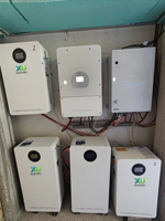 Baterai LiFePO4 51.2V 200Ah 10kWh dengan BMS Layar Sentuh, Penyimpanan Energi Surya Hibrida untuk Peralatan Rumah Tangga, Terpasang di Dinding, 6000 Siklus, Garansi 10 Tahun