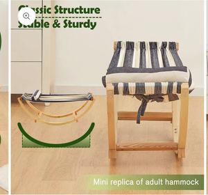 Chaise à <span class=keywords><strong>bascule</strong></span> ergonomique et de sécurité durable pour bébé avec support en bois et oreiller réglable - Product Image 5