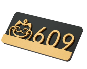 Plaques de Porte Modernes Créatives en Acrylique Résistantes à l'Eau pour Hôtels, Appartements et Usage Familial - Personnalisables et de Luxe - Offre Spéciale - Product Image 1