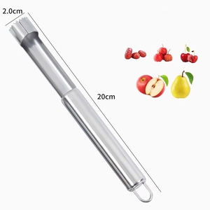 NY-RAP01 Accessoire de cuisine <span class=keywords><strong>Extracteur</strong></span> de noyaux de fruits en acier pour pommes, poires, cerises, jujubes, dattes rouges et légumes - Product Image 4