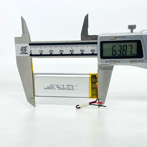 Batería de Iones de Litio 602563 de 1000mAh y 3.7V, Gran Capacidad, Venta Directa de Fábrica, OEM, Polímero Original de Fábrica - Product Image 2