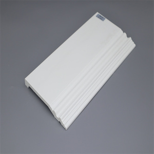 Trắng PS Polystyrene Ốp chân tường trong nhà ván chân tường được sử dụng rộng rãi trang trí đúc - Product Image 2