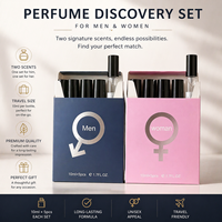 Coffret de parfums de luxe en spray 10ml*5pcs/boîte, parfum frais, cadeau d'amour, pratique à emporter, pour les rendez-vous/loisirs