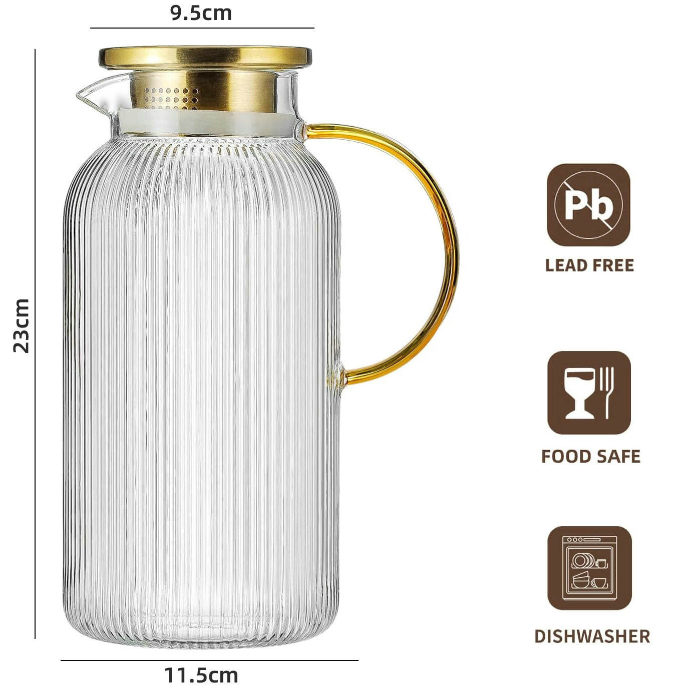 2l gold cap kettle-single ordinary packaging