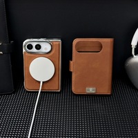 Minibook Fatctory Nouvelle coque de téléphone antichoc pour iPhone Duo Duo, étui à rabat en cuir gaufré de luxe