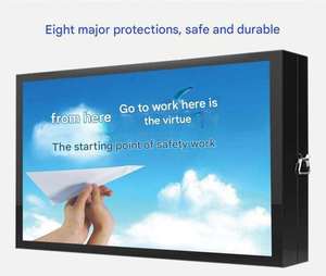 32 43 49 55 65 дюймов настенная рекламная машина 2K4K 2000-4000 NITS рекламный экран Наружные цифровые вывески и дисплей - Product Image 5