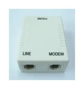 ชุดโทรคมนาคมชิ้นส่วน FX-US04-F4 ADSL แยกเครือข่าย ADSL RJ11โทรศัพท์เสียงโมเด็ม Splitter