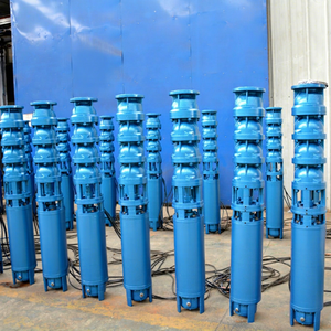 Pompe à eau submersible triphasée à haute pression entièrement automatique à haut rendement énergétique pour forage, installation verticale - Product Image 1