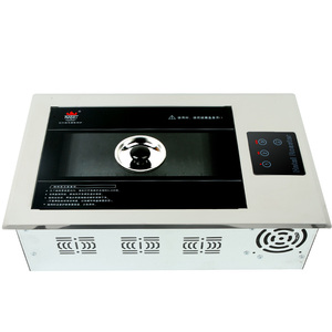 Grill Elettrico Coreano a Infrarossi Senza Fumo Quadrato con Aspirazione Superiore per Barbecue - Product Image 3