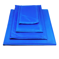 Tapis rafraîchissant pour chien en gel PVC imperméable et respirant, rectangulaire, motif uni, pour l'extérieur et les voyages