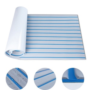 Revêtement de pont extérieur en EVA imitation teck, résistant aux UV, antidérapant, brossé, pour bateau, imperméable, épaisseur 6 mm, dureté 50-55 Shore C - Product Image 2